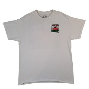 Keith Haring Ripple Junction T-Shirt Mens Large White New York Graphics Grunge